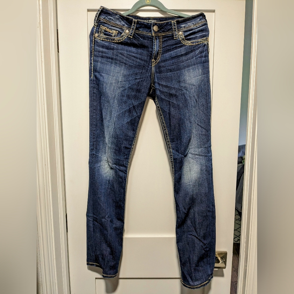 Silver Suki Jeans